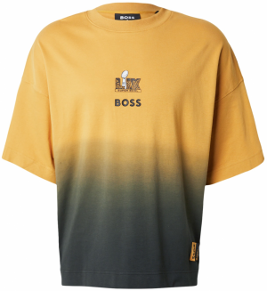 BOSS Tričko 'Thorpe_NFL'  žltá / antracitová / čierna