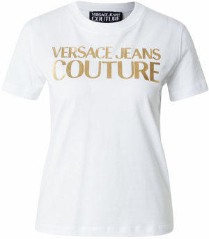 Versace Jeans Couture Tričko  zlatá / biela