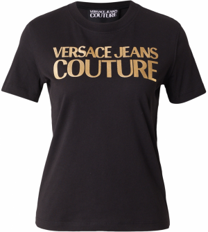 Versace Jeans Couture Tričko  zlatá / čierna