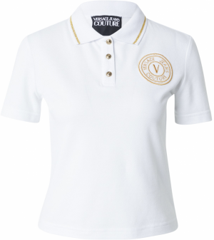 Versace Jeans Couture Tričko  zlatá / biela