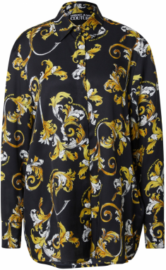 Versace Jeans Couture Blúzka  žltá / karí / čierna / biela