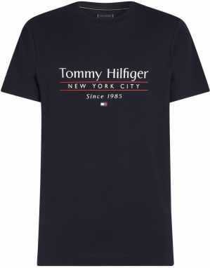 TOMMY HILFIGER Tričko  námornícka modrá / červená / biela