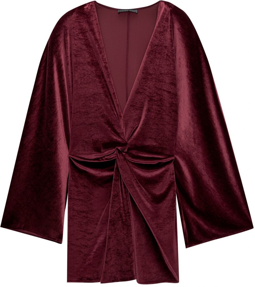 Pull&Bear Kokteilové šaty  burgundská