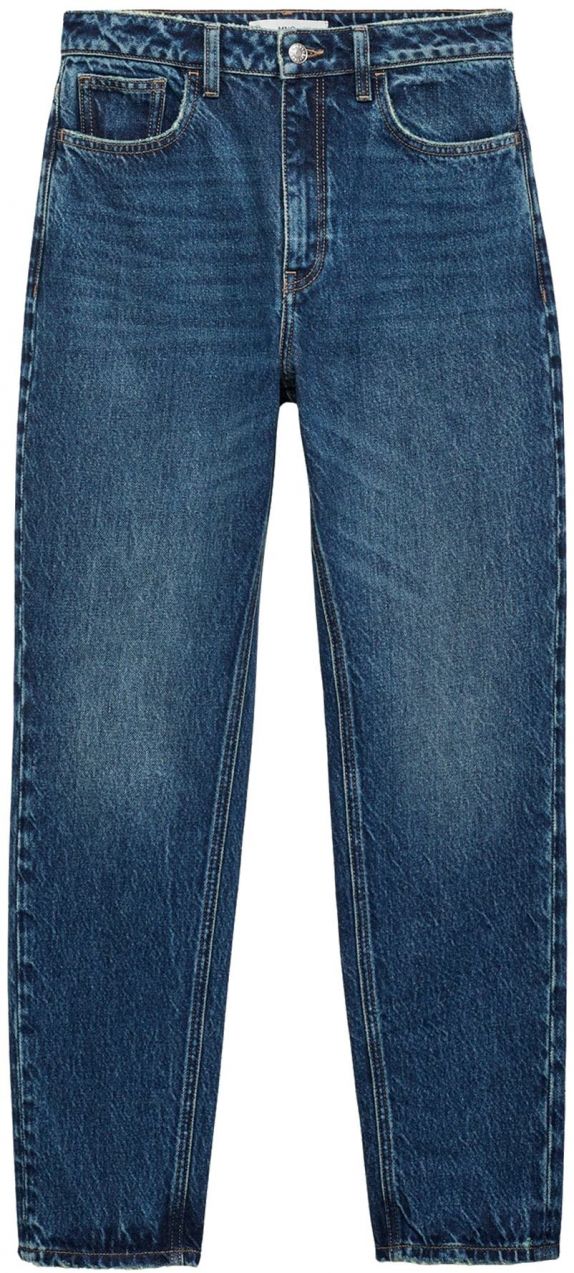 MANGO Džínsy  modrá denim