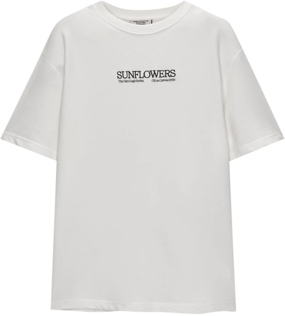 Pull&Bear Mikina  čierna / biela