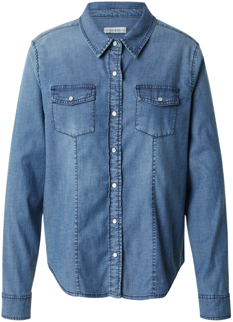 GUESS Blúzka 'Kendall'  modrá denim