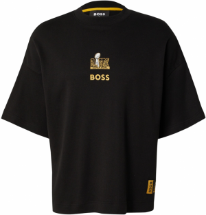 BOSS Tričko 'Thorpe_NFL'  žltá / čierna / biela