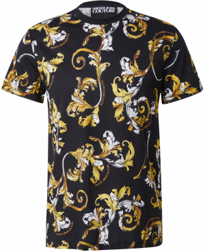 Versace Jeans Couture Tričko  žltá / zlatá žltá / čierna / biela