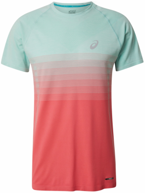ASICS Funkčné tričko  svetlozelená / koralová