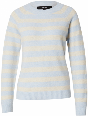 VERO MODA Sveter 'VMDoffy'  svetlomodrá / pastelovo žltá