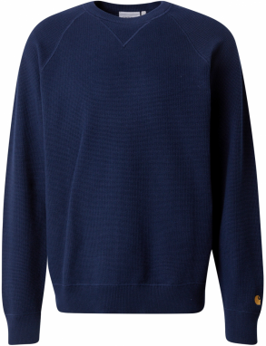 Carhartt WIP Sveter  námornícka modrá / karí