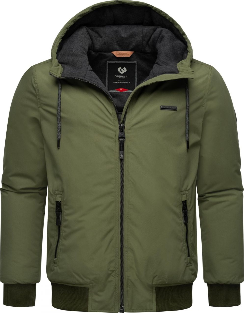 Ragwear Prechodná bunda 'Maddy'  zelená / olivová / tmavozelená / čierna