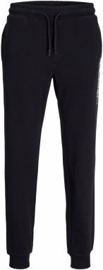 JACK & JONES Nohavice 'JPSTGORDON'  čierna / biela