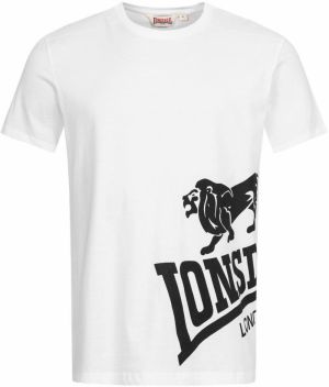 LONSDALE Tričko 'Dereham'  čierna / biela
