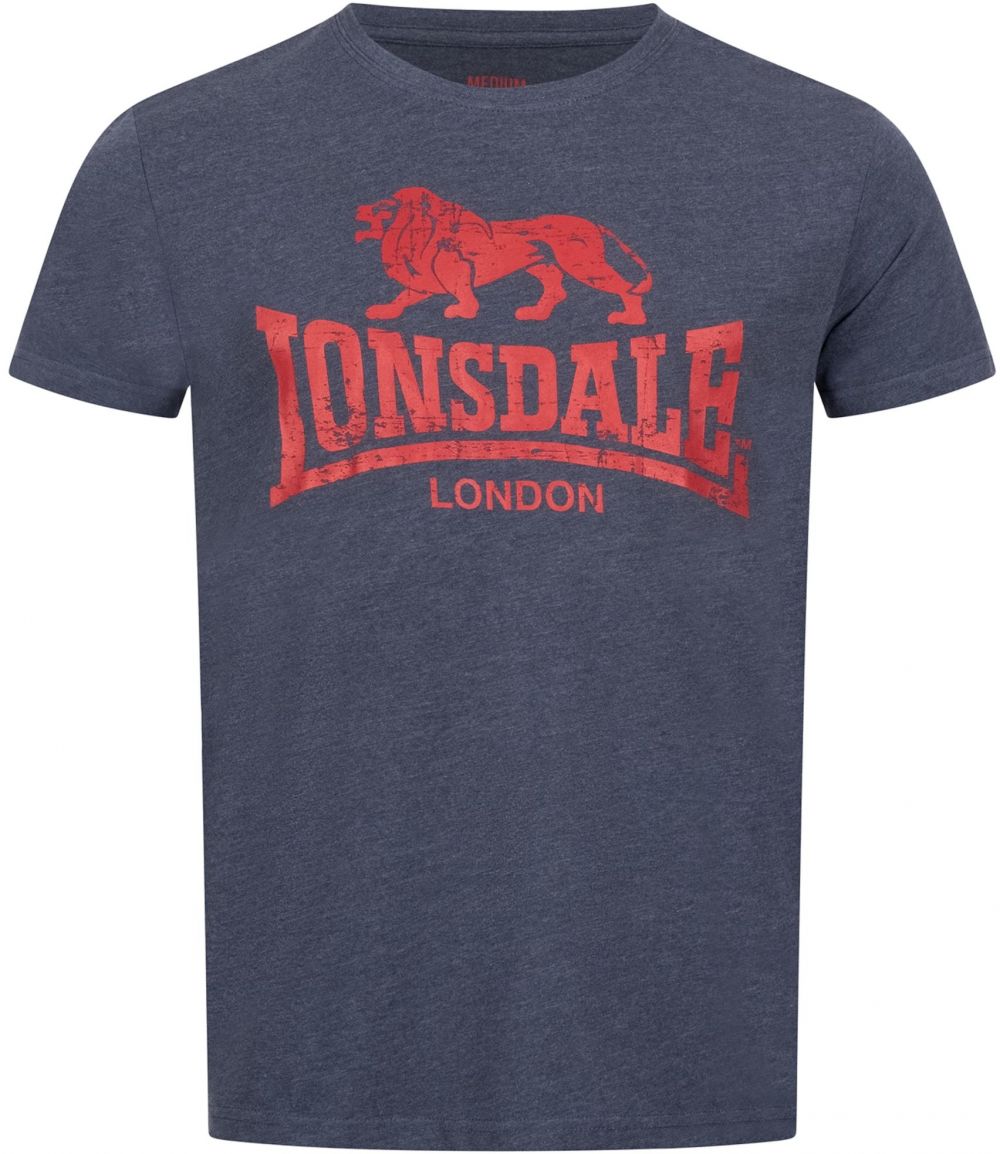 LONSDALE Tričko  námornícka modrá / červená