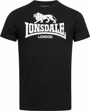 LONSDALE Tričko 'ST. ERNEY'  čierna / biela