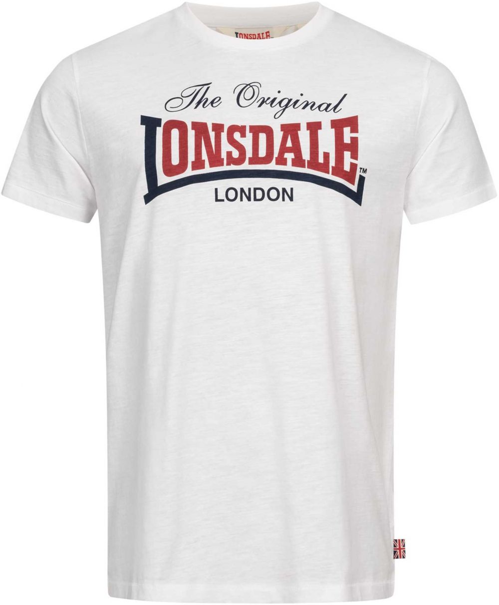 LONSDALE Tričko 'Aldingham'  námornícka modrá / červená / biela
