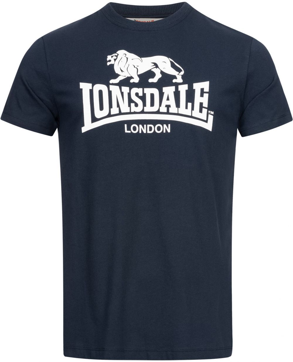 LONSDALE Tričko ' ST. ERNEY '  námornícka modrá / biela