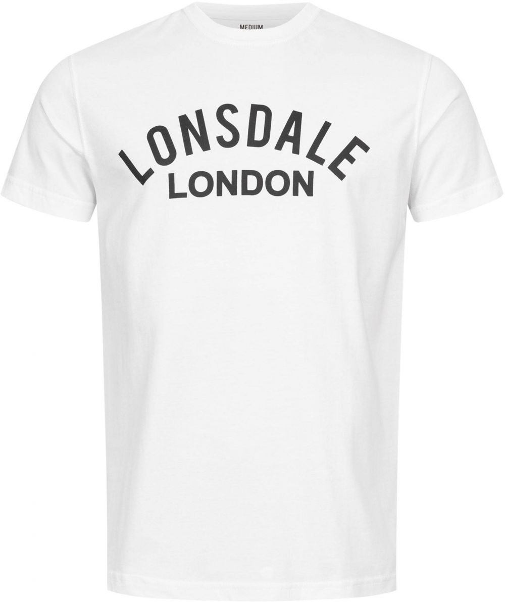 LONSDALE Tričko ' BRADFIELD '  čierna / biela