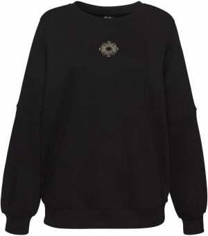 BUFFALO Mikina  zlatá / čierna