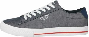 JACK & JONES Nízke tenisky 'JFWRYDER'  námornícka modrá / modrá melírovaná / biela
