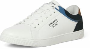JACK & JONES Nízke tenisky 'JFWJordan'  modrá / hnedá / čierna / biela