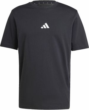 ADIDAS SPORTSWEAR Funkčné tričko 'Essentials'  čierna / biela
