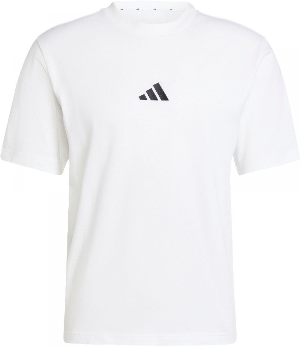 ADIDAS SPORTSWEAR Funkčné tričko 'Essentials'  čierna / biela