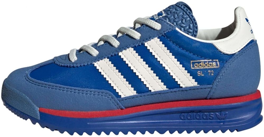 ADIDAS ORIGINALS Tenisky 'SL 72 RS'  modrá / zlatá / červená / biela