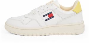 Tommy Jeans Nízke tenisky 'RETRO BASKET ESS MEG 3A3'  námornícka modrá / žltá / červená / biela