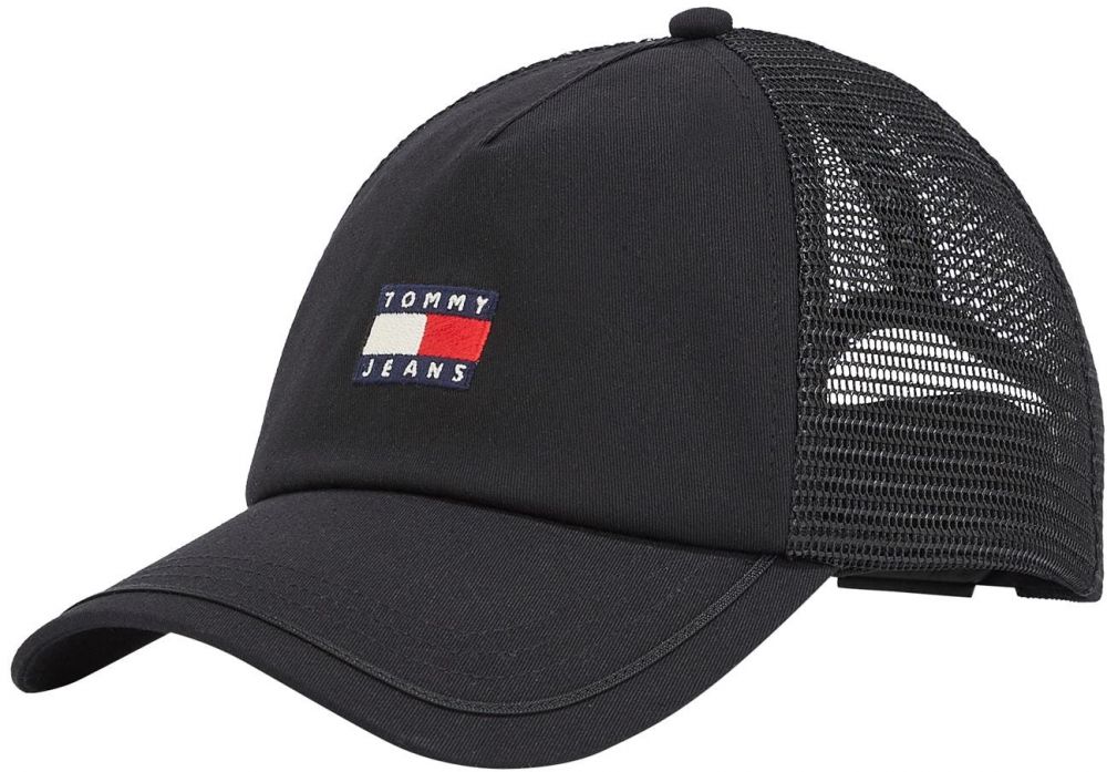 Tommy Jeans Čiapka 'HERITAGE'  námornícka modrá / červená / čierna / biela
