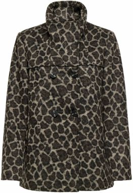 ONLY Prechodný kabát  čokoládová / svetlohnedá