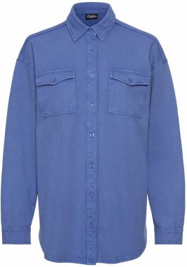 BUFFALO Blúzka  modrá denim