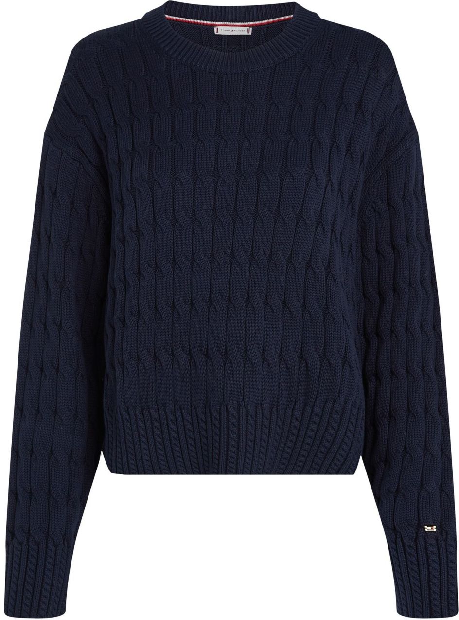 TOMMY HILFIGER Sveter  námornícka modrá