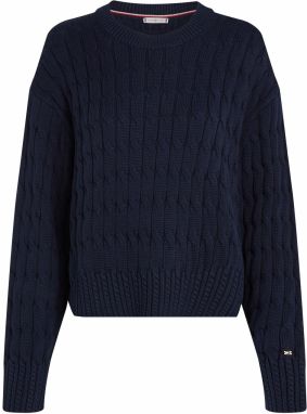 TOMMY HILFIGER Sveter  námornícka modrá