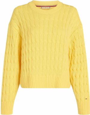 TOMMY HILFIGER Sveter  žltá