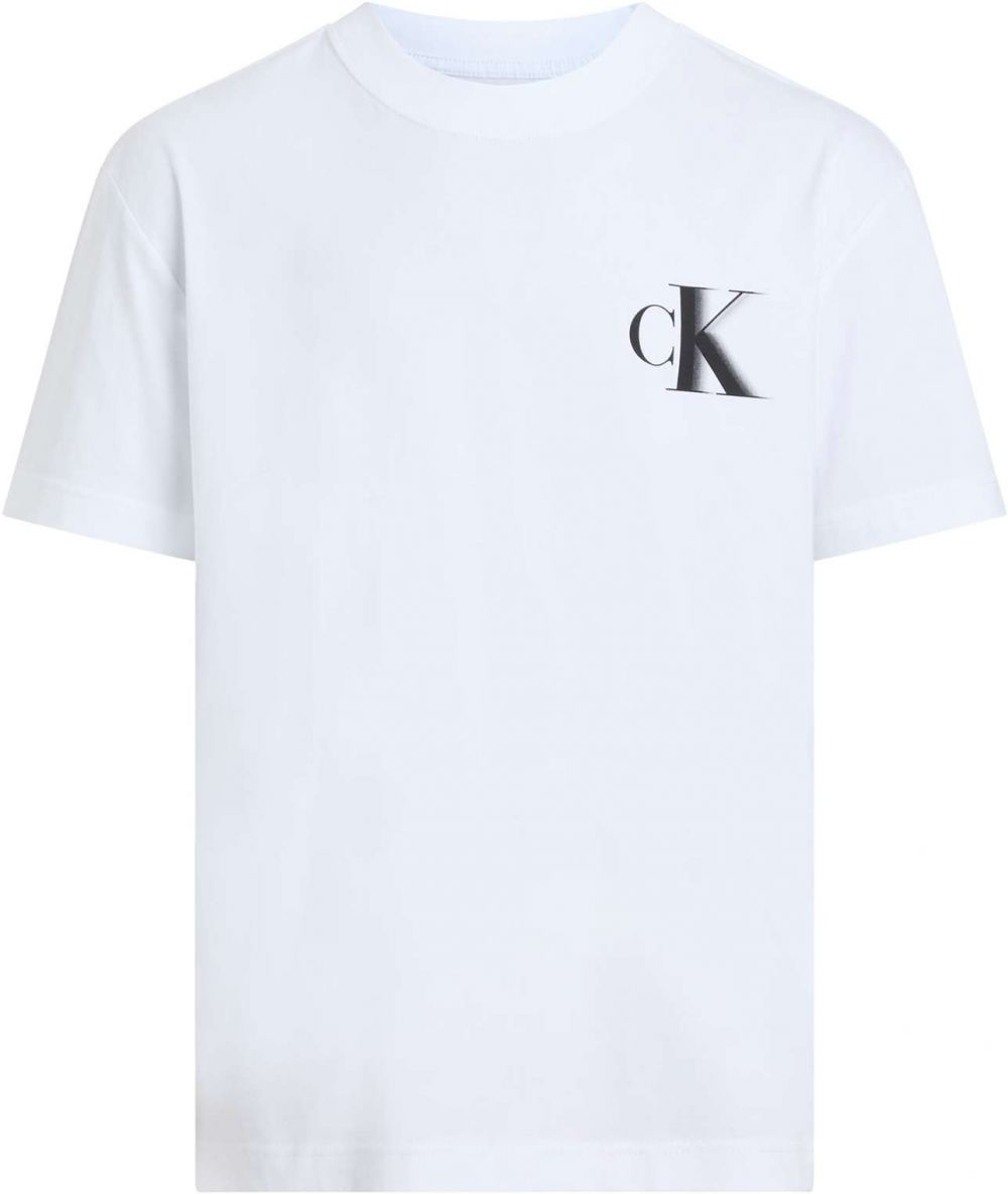 Calvin Klein Jeans Tričko  čierna / biela