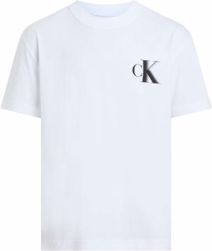 Calvin Klein Jeans Tričko  čierna / biela