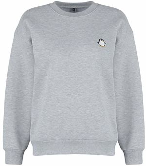 Trendyol Mikina  sivá melírovaná