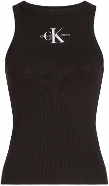 Calvin Klein Jeans Top  čierna / biela
