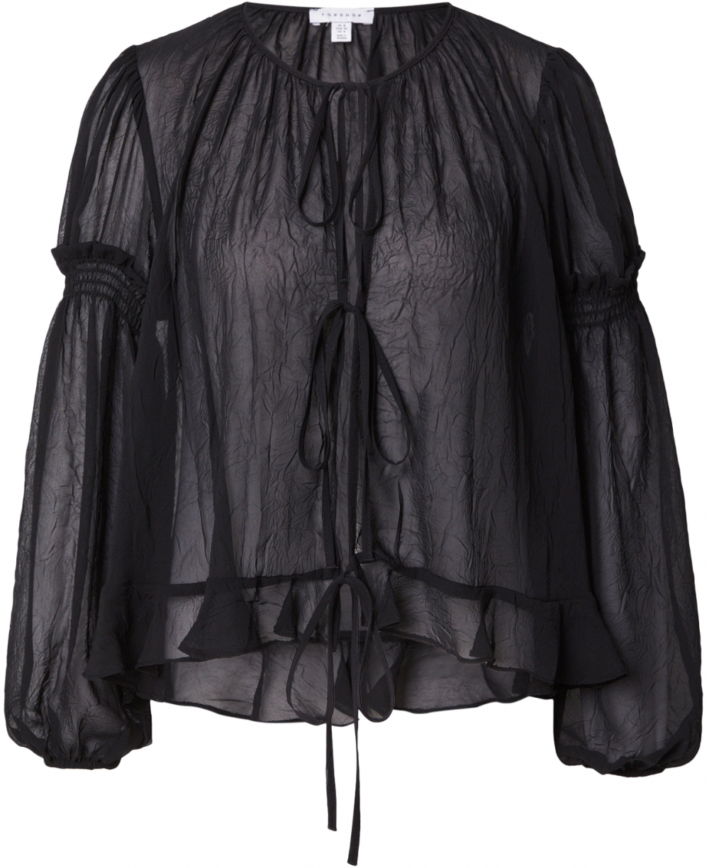 TOPSHOP Blúzka  čierna