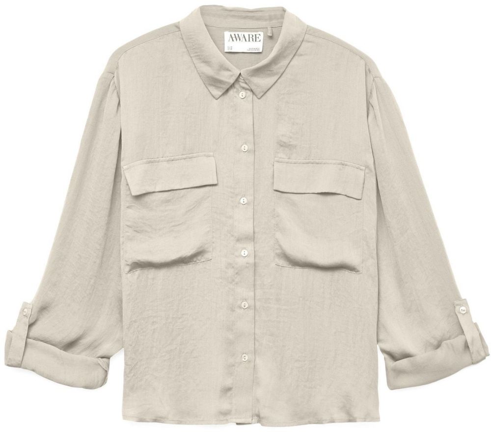 VERO MODA Blúzka 'VMFABIANA'  sivobéžová