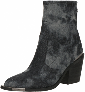 BUFFALO Členkové čižmy  sivý denim / čierny denim
