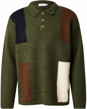 TOPMAN Sveter  hnedá / kaki / čierna / biela