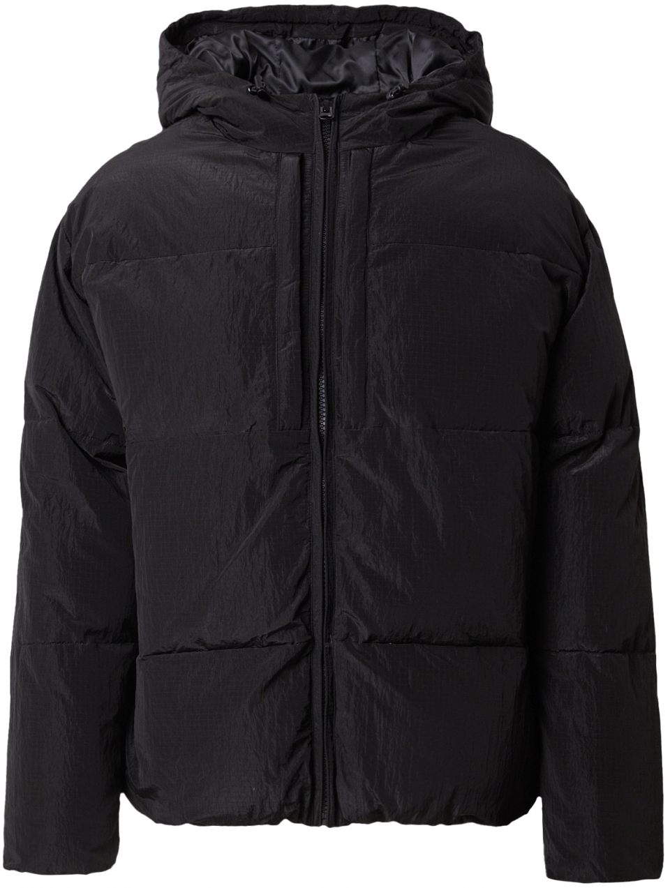 TOPMAN Zimná bunda  sivá / čierna
