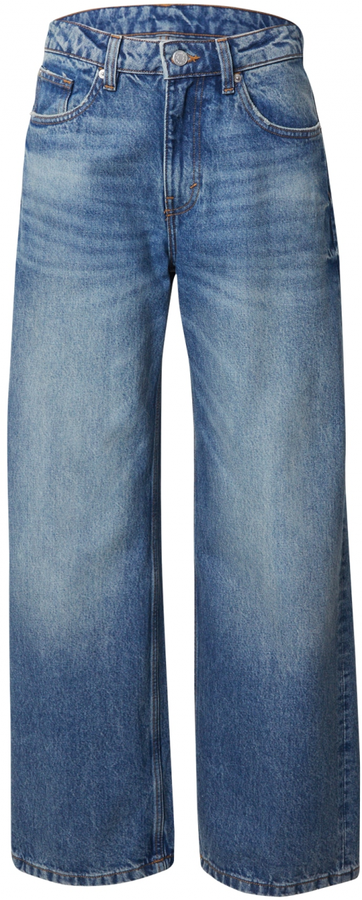 Monki Džínsy  modrá denim