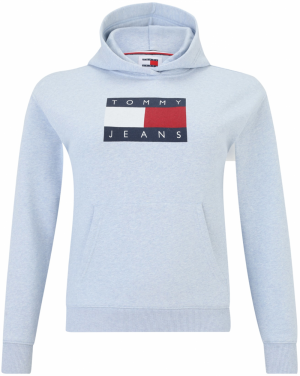 Tommy Jeans Mikina  námornícka modrá / svetlomodrá / červená / biela