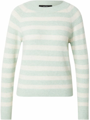 VERO MODA Sveter 'VMDoffy'  krémová / mätová