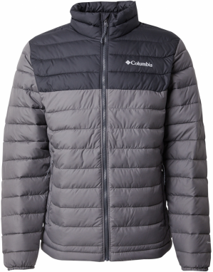 COLUMBIA Outdoorová bunda 'Powder Lite II'  sivá / grafitová / biela