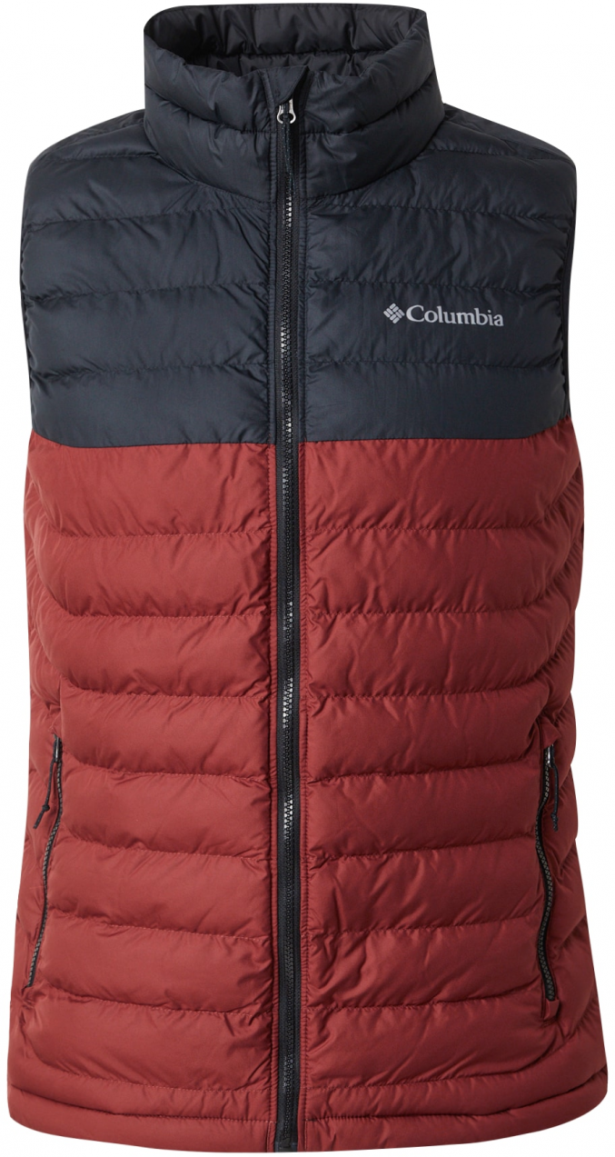 COLUMBIA Športová vesta 'Powder Lite II'  námornícka modrá / striebornosivá / čerešňová